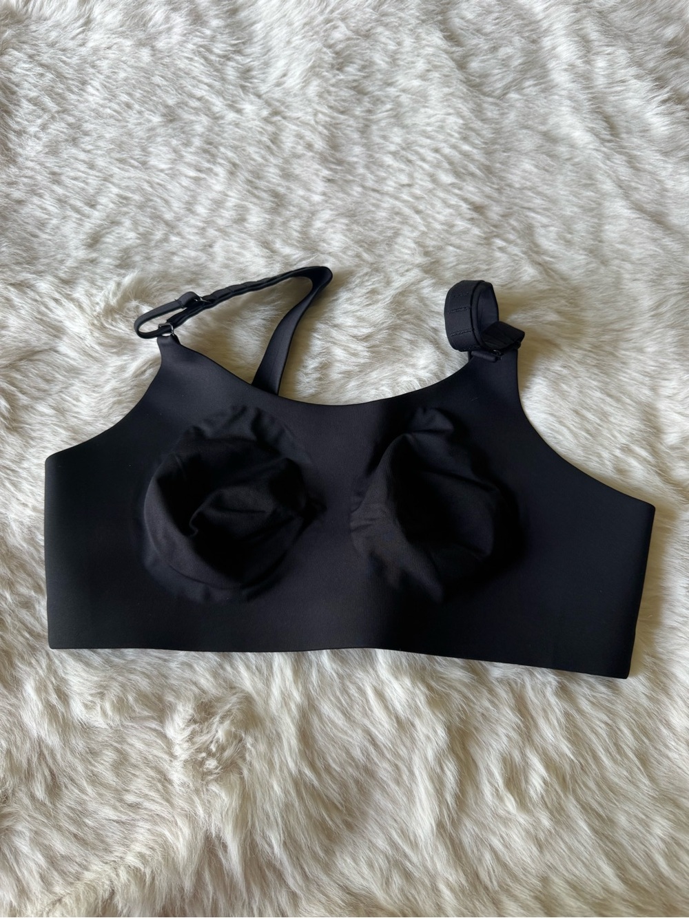 lululemon athletica Black Smooth Support Sports Bra